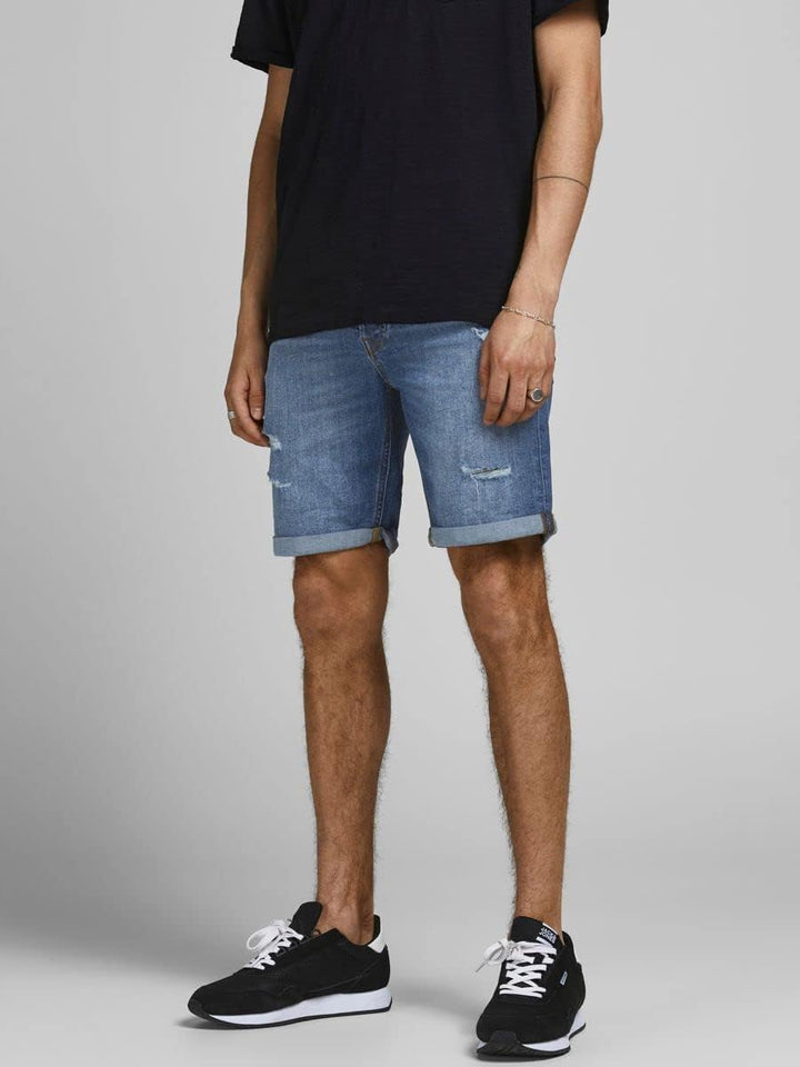 JACK & JONES Herren Shorts S Blue Denim, S Blue Denim