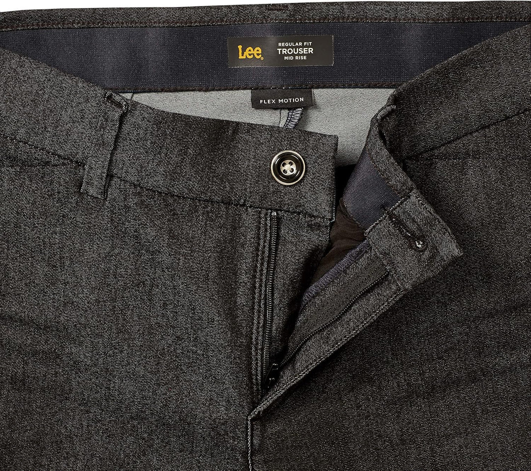 Lee Women's Plus Size Flex Motion Regular Fit Trouser Pant 26 Lang Indigo Rinse, 26 Lang Indigo Rins