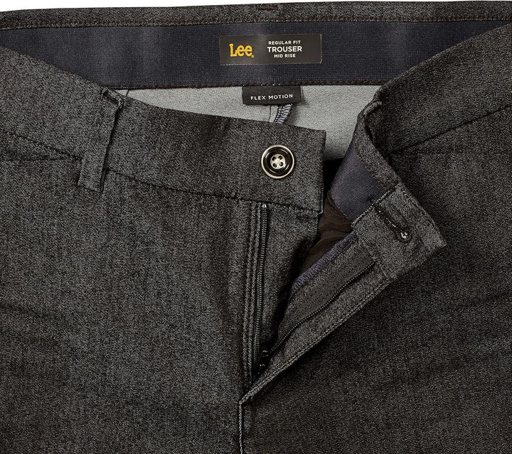 Lee Women's Plus Size Flex Motion Regular Fit Trouser Pant 26 Lang Indigo Rinse, 26 Lang Indigo Rins