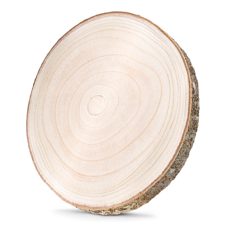 Holzscheiben, 28-32cm Holzscheiben zum Basteln Runde Holzscheibe Untersetzer Holz Log Durchmesser Oh