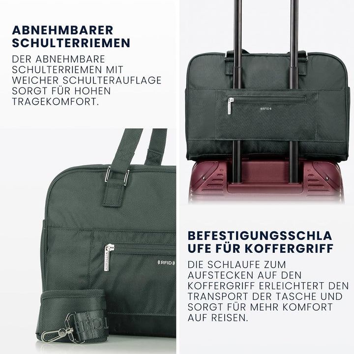 Reisetasche mit einem Fach für Netbook
