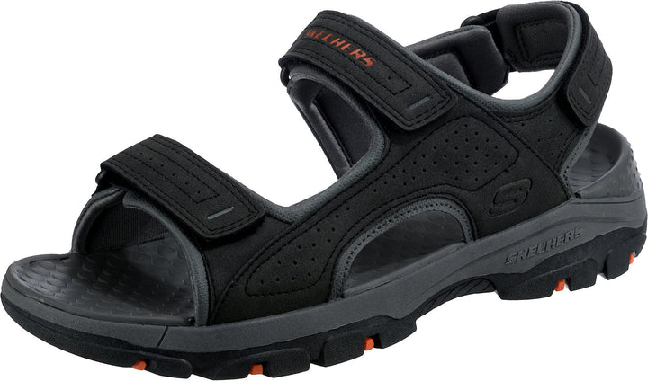 Skechers Herren Tresmen-Garo Open Toe Water Sandal 40 EU Black Synthetic, 40 EU Black Synthetic