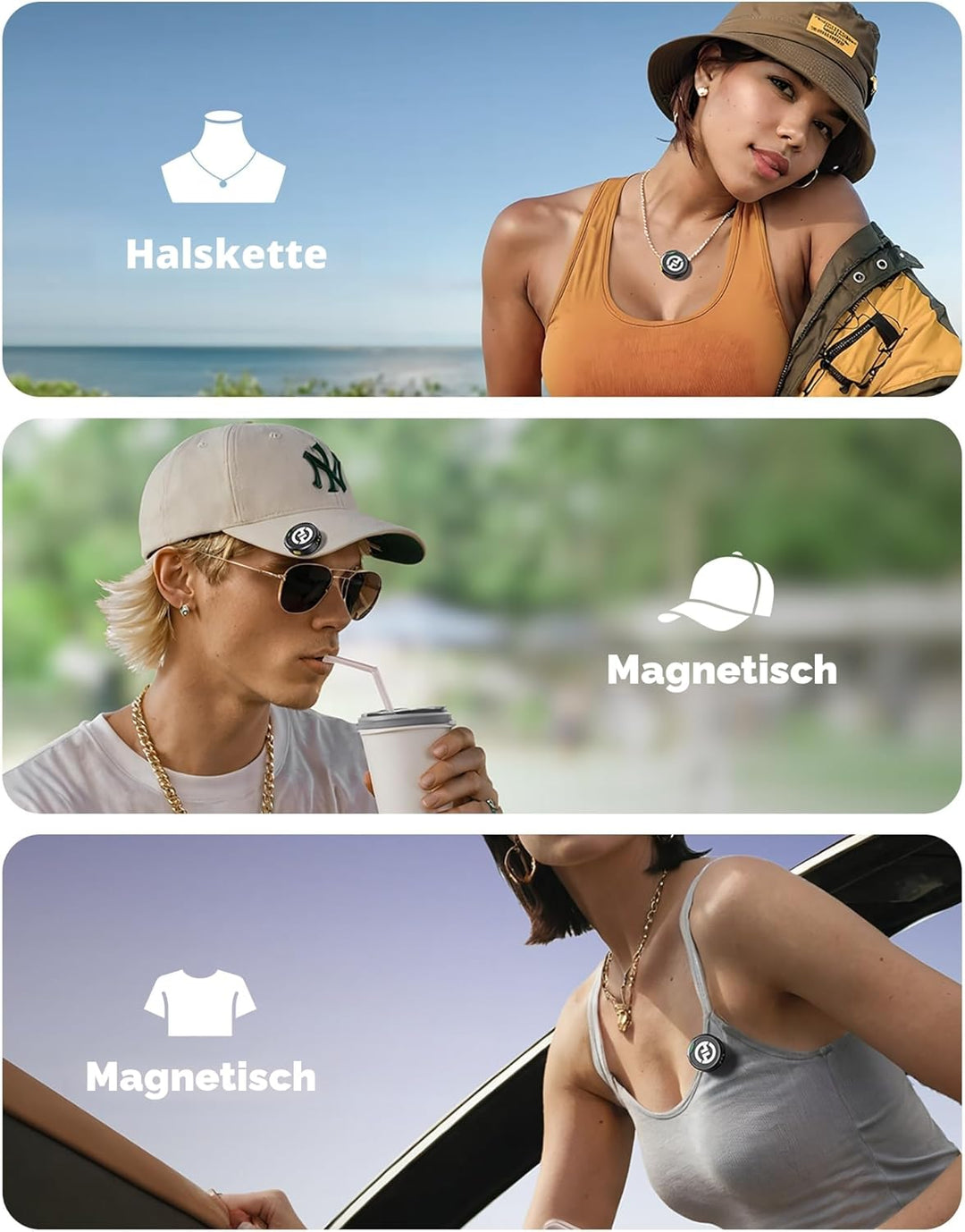 Hollyland Lark M2 Wireless Lavalier Mikrofon für iPhone Lightning MFi-Zertifiziert, 48kHz/24 bit Hi-