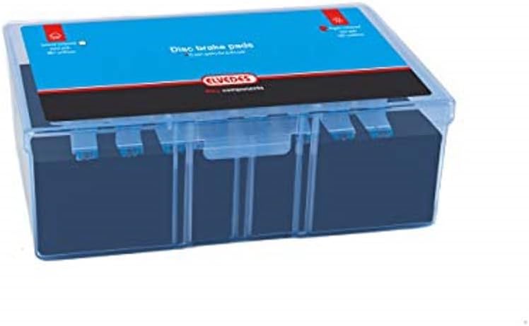 ELVEDES BR-M375, M415-M495, M515, M52 Bremsbeläge Cycle/MTB/E-Bike/Mountainbike/Strasse, Unisex, Bla