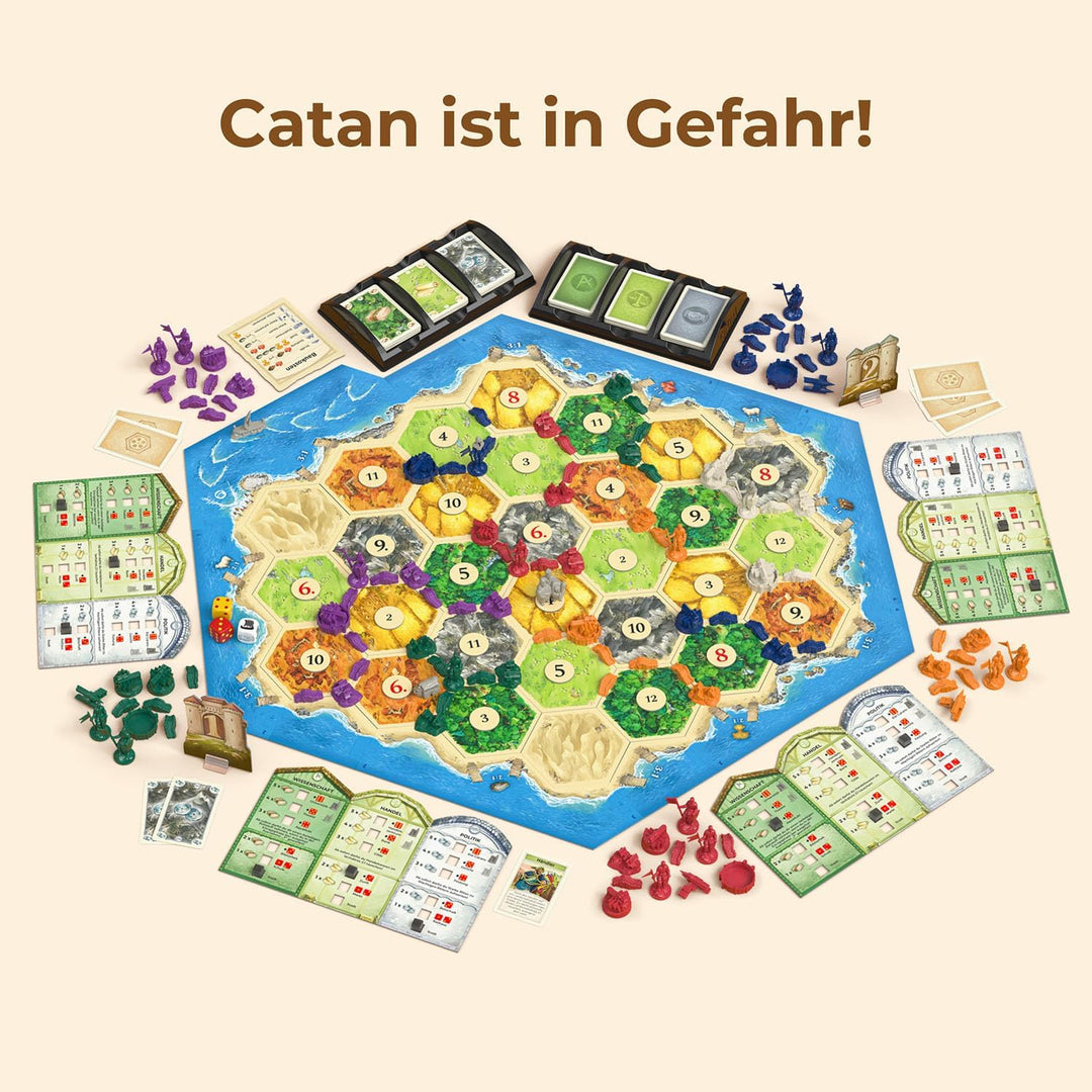 KOSMOS 685133 Catan - Städte und Ritter Ergänzung für 5-6 Personen, Ergänzung zur Catan Erweiterung