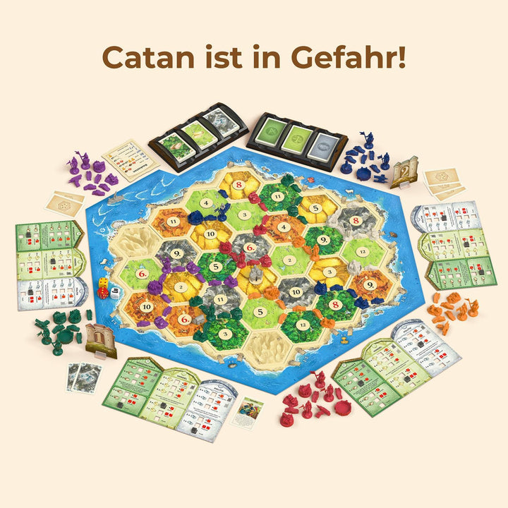 KOSMOS 685133 Catan - Städte und Ritter Ergänzung für 5-6 Personen, Ergänzung zur Catan Erweiterung