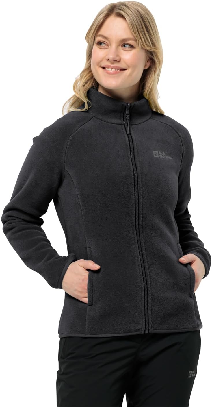 Jack Wolfskin Damen Moonrise Fz W Fleece-Jacke (1er Pack) S Schwarz, S Schwarz