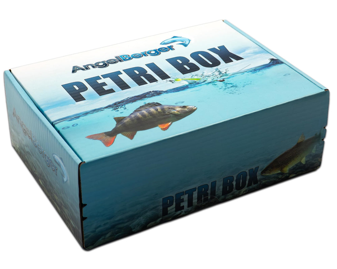 Angel-Berger Petri Box Angelbox Promo Box Geschenk Angelzubehör Angelsets