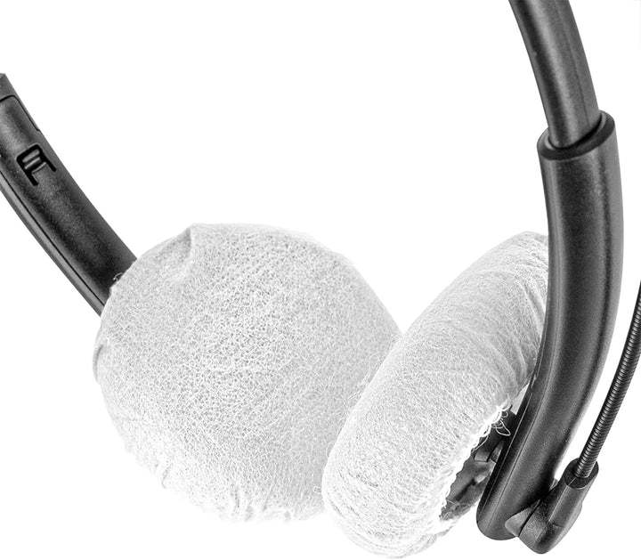 Geekria Dehnbare Headset-Kopfhörer-Abdeckungen für Telefon-Headset, Computer-Headset, Call-Center-He