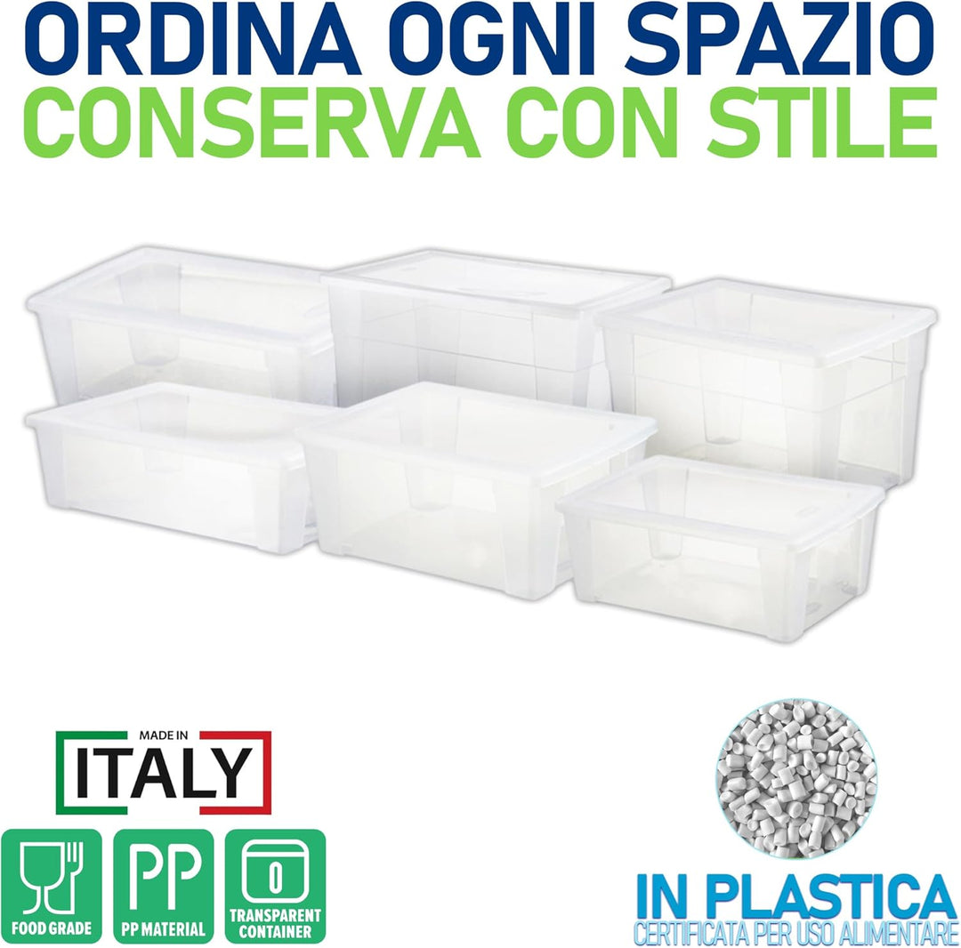 SCATOLA MULTIUSO VISUALBOX 60X40X35 13056 Bianco, Bianco