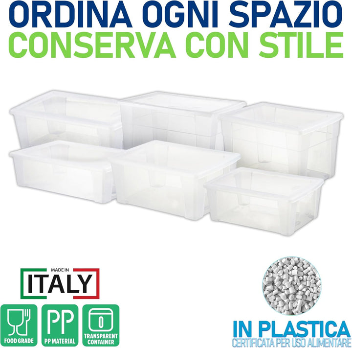 SCATOLA MULTIUSO VISUALBOX 60X40X35 13056 Bianco, Bianco