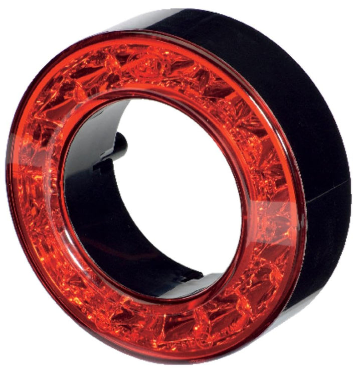 HELLA - Heckleuchte - LED - 12V - Anbau/Schraubanschluss - Lichtscheibenfarbe: rot - Kabel: 250mm -