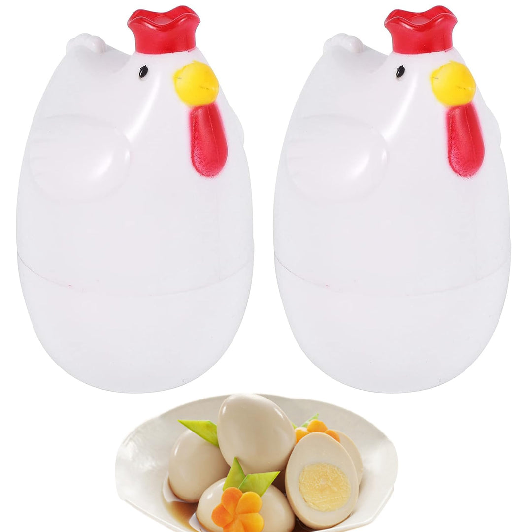 2X KüKenföRmig 1 Gekochtes Ei Dampfgarer Dampfgarer Stoessel Mikrowelle Eierkocher Kochutensilien Ku