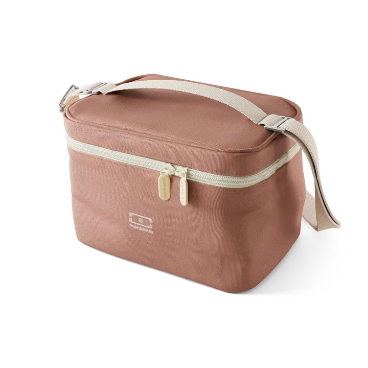 MONBENTO - Kleine Kühltasche für Unterwegs Arctic rosa Moka - Lunch Tasche für Lunchbox, Trinkflasch