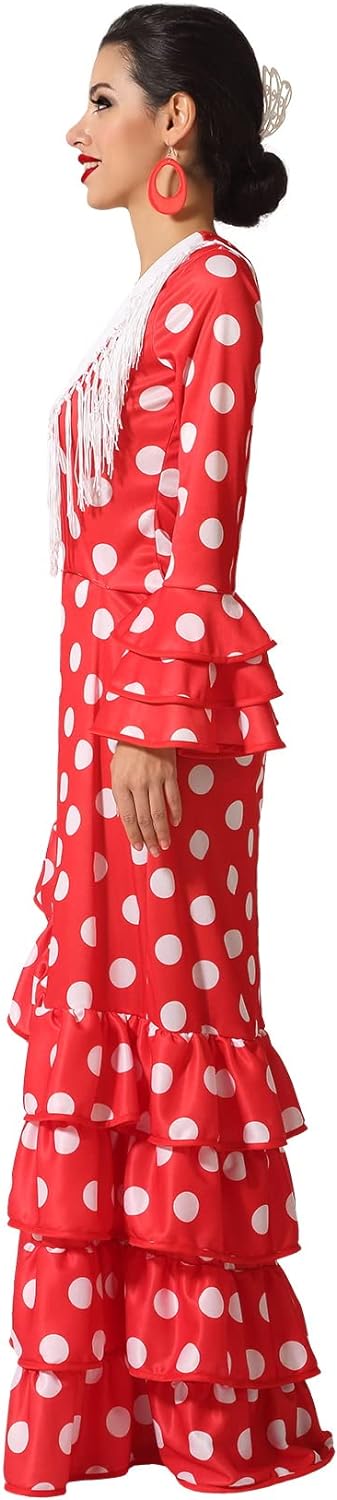 ATOSA Damen 66119 Flamenco-Kostüm M-L Frau Rot, Rojo
