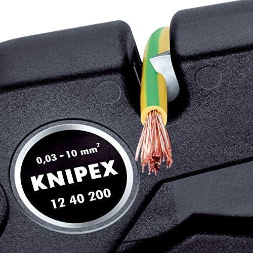Knipex Selbsteinstellende Abisolierzange 200 mm (SB-Karte/Blister) 12 40 200 SB
