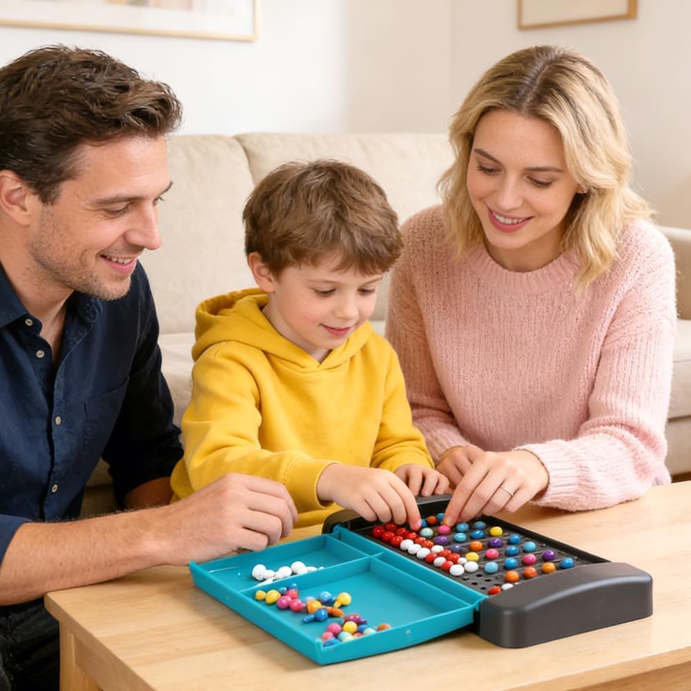 Code Cracking Brettspiel, Spannendes 2-Spieler Logikduell für Codegeber & Codeknacker, Strategisches