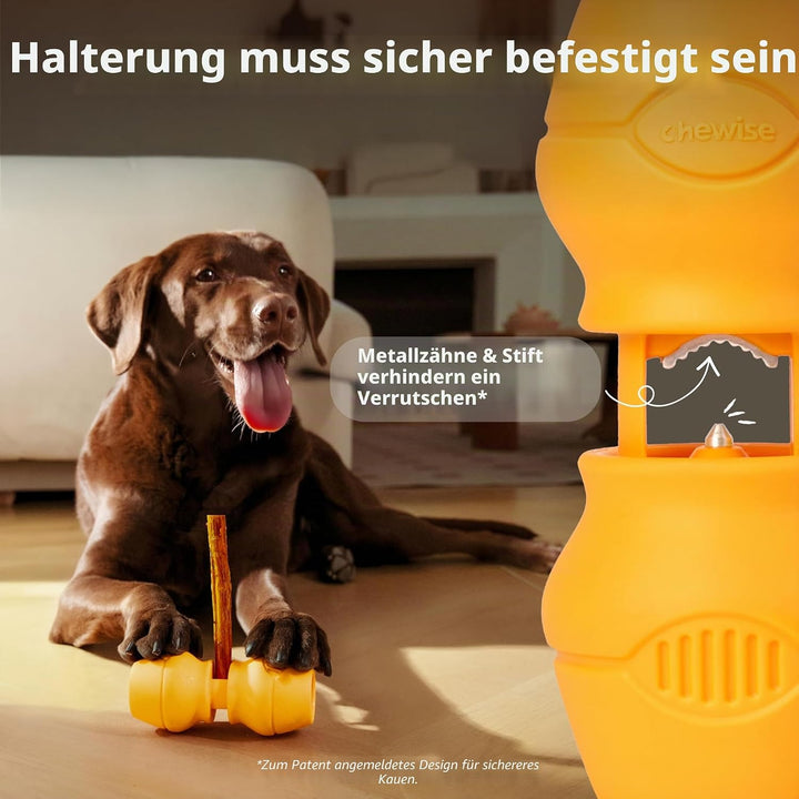 PetClan Chewise Bully Stick Halter – Ultimative Sicherheit & Robustes Design, BPA-frei, Verhindert E