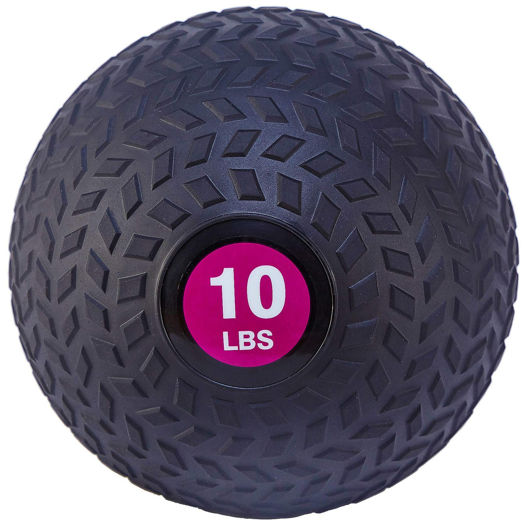 BalanceFrom Workout Exercise Fitness Weighted Medicine Ball, Wall Ball and Slam Ball 10 Pfund Slam B