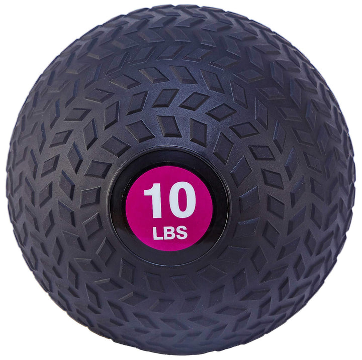 BalanceFrom Workout Exercise Fitness Weighted Medicine Ball, Wall Ball and Slam Ball 10 Pfund Slam B