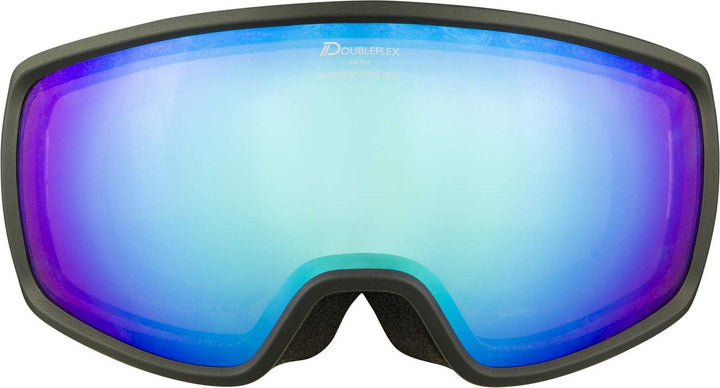 ALPINA DOUBLE JACK Q-LITE - Verspiegelte, Kontrastverstärkende OTG Skibrille Mit 100% UV-Schutz Für