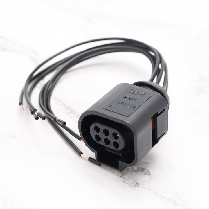eMagTech 2 STÜCKE 6 Pin Kabelbaum Buchse 1J0973713 Stecker Buchse Verkabelung Reparatur Webstuhl Aut