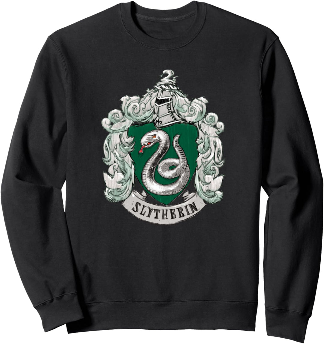 Harry Potter Slytherin Rough Crest Sweatshirt