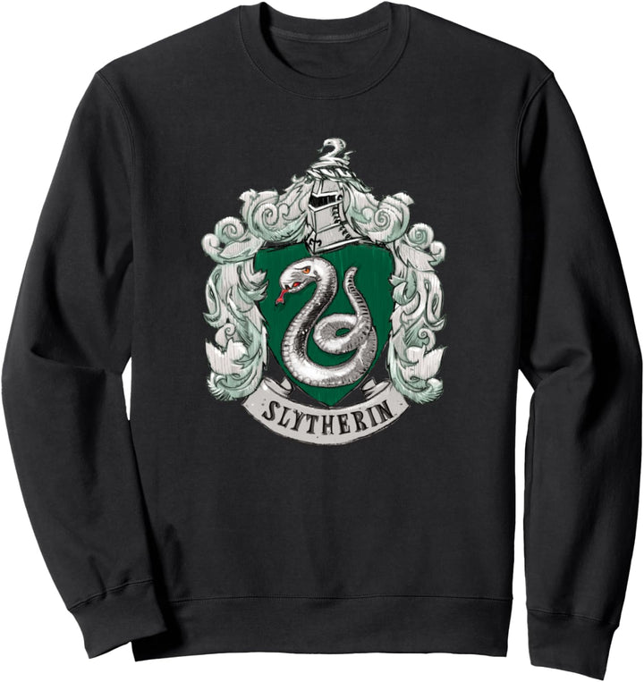 Harry Potter Slytherin Rough Crest Sweatshirt