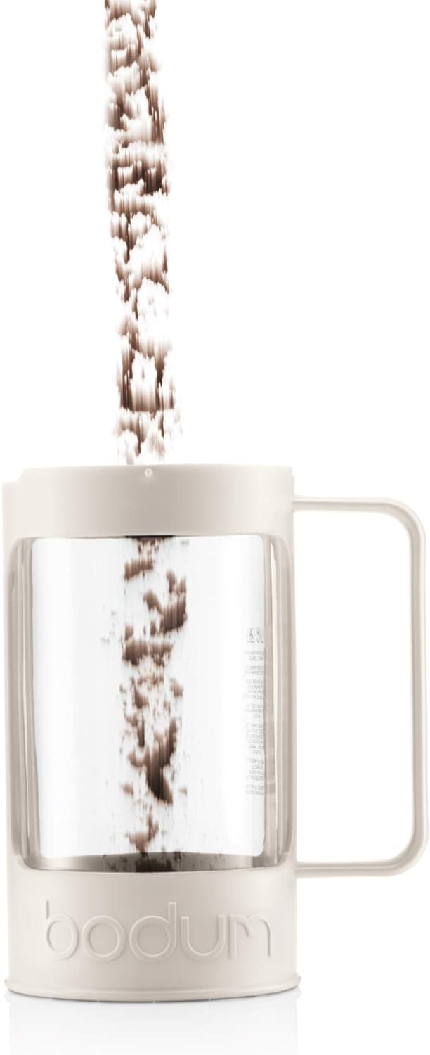 Bodum BEAN Kaffeebereiter für 8 Tassen (Press Filter System, Isoliert, Auslaufschutz, 1,0 liters) cr