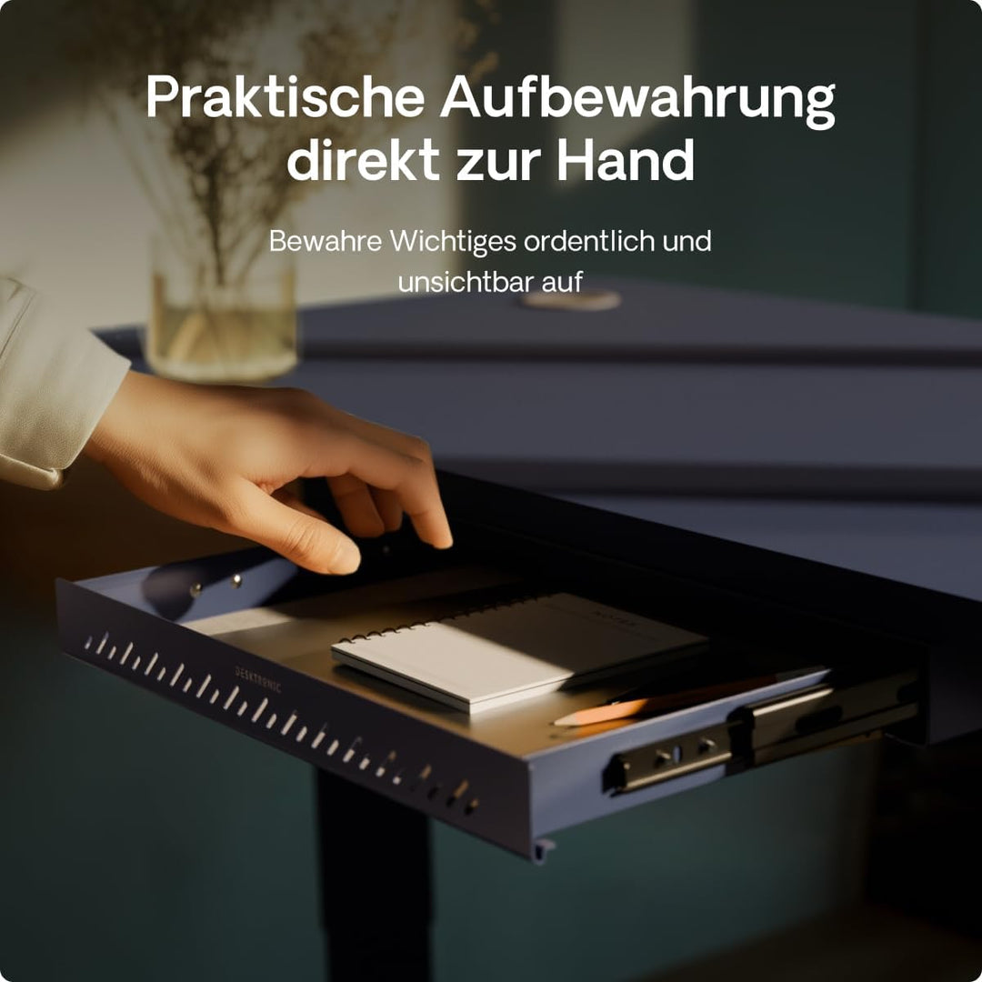 Desktronic Schreibtisch-Organizer, Untertisch-Aufbewahrungsbox, Schreibtisch für Büro Schule Homeoff