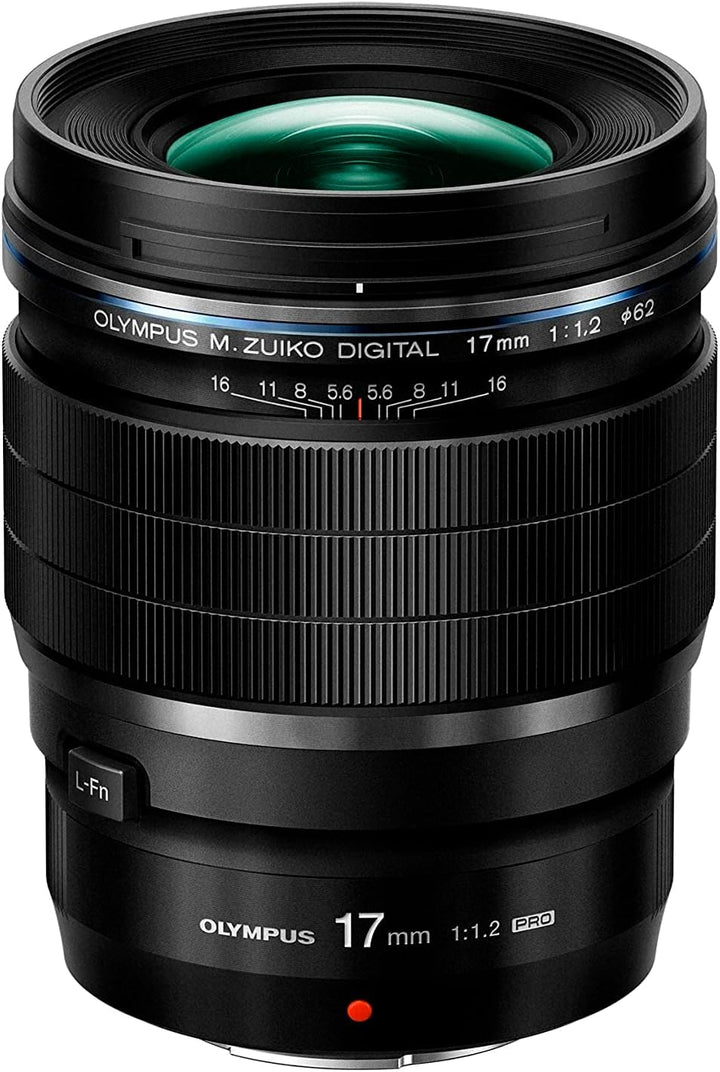 Olympus M.Zuiko Digital ED 17mm F1.2 PRO Objektiv, lichtstarke Festbrennweite, geeignet für alle MFT