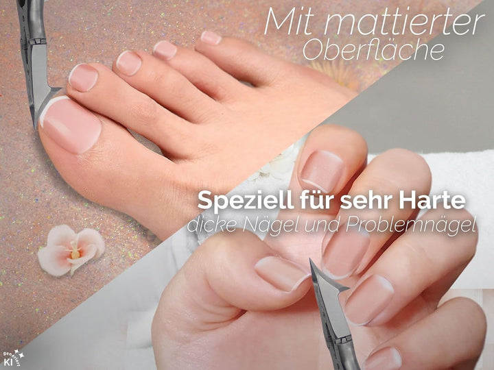 Profi Fusspflege Kopfschneider-Nagelzange mit Doppelter Übersetzung 4-Fach Verschraubt
