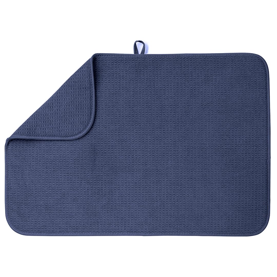 XXL-Geschirrmatte, 61 x 43,2 cm (grösste Matte) Mikrofaser-Abtropfmatte, super saugfähig von Bellema