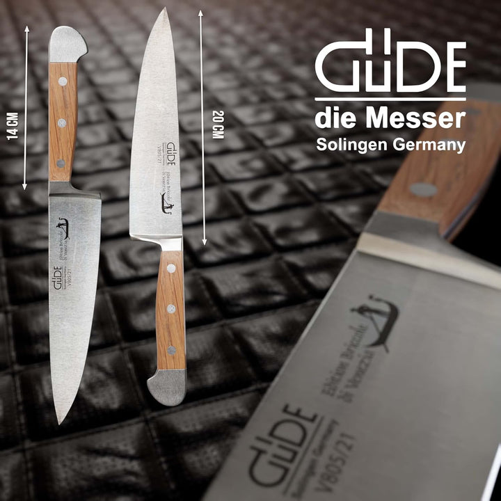 GÜDE Solingen - Kochmesser geschmiedet, 21 cm, Briccole, ALPHA BRICCOLE DI VENEZIA, Küchenmesser, Do