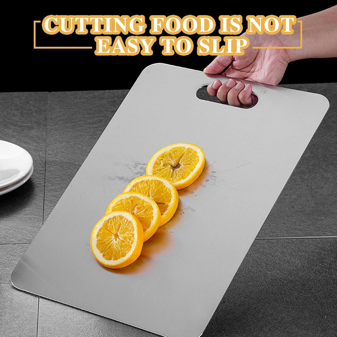 Titan Schneidebrett, Titanium Cutting Board Schneidebrett Titan Edelstahl Schneidebrett, Schneidebre