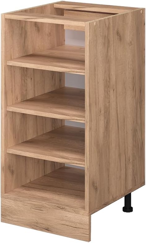 Vicco Küchenregal R-Line, Goldkraft Eiche/Goldkraft Eiche, 40 cm ohne Arbeitsplatte Goldkraft Eiche