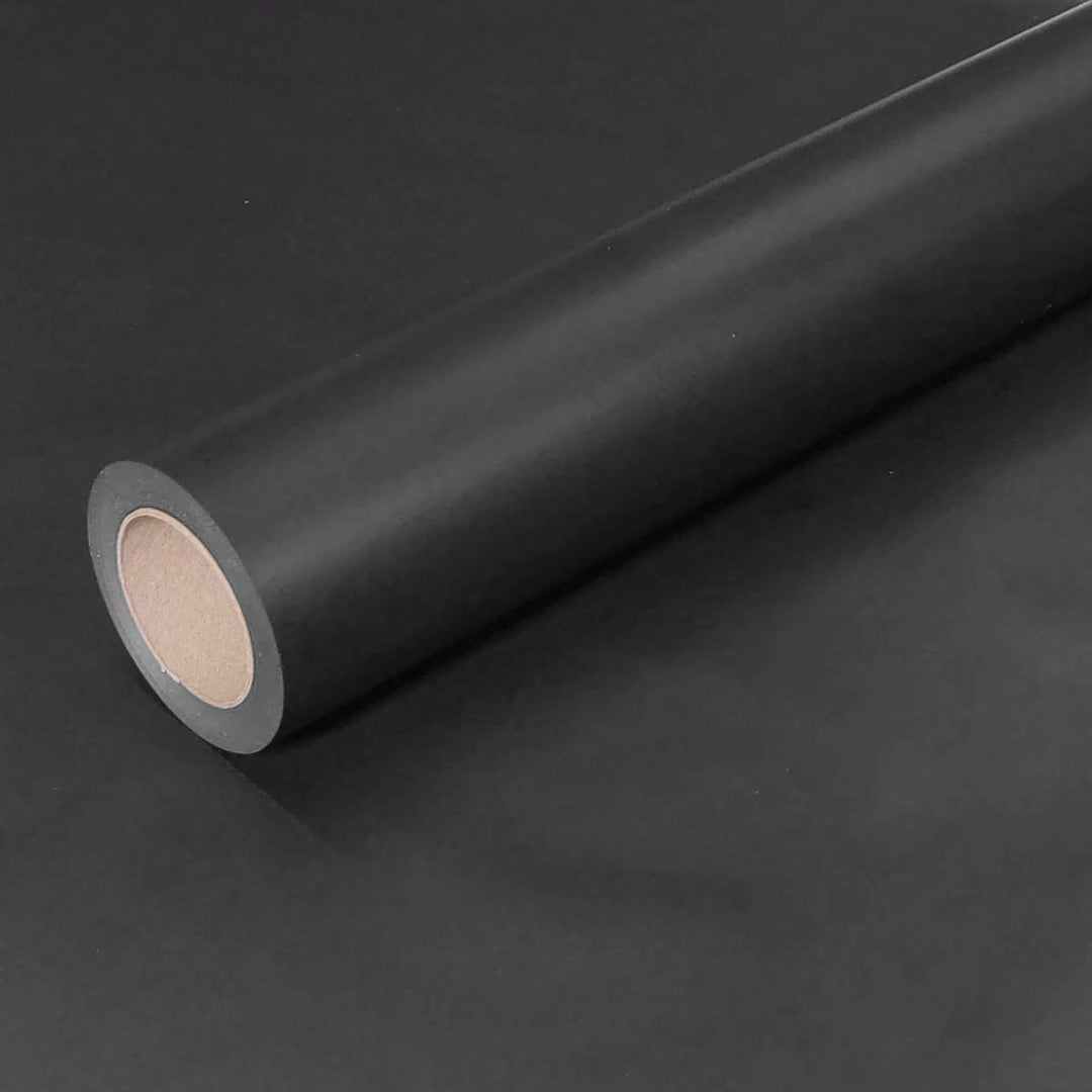 50m x 0,75m JUNOPAX® Geschenkpapier schwarz schwarz 50 m x 0,75 m, schwarz 50 m x 0,75 m