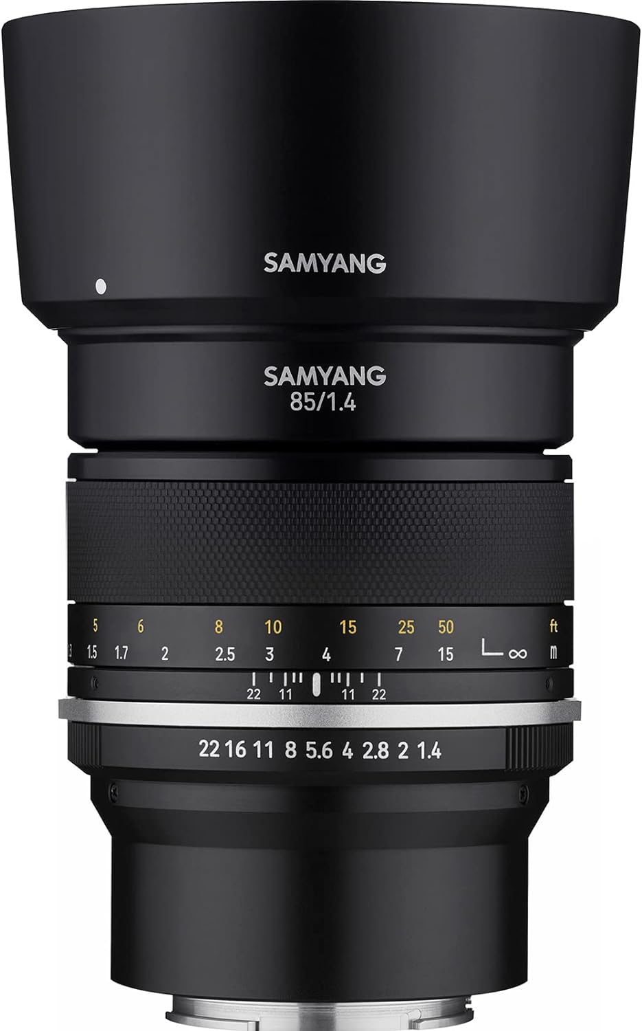 Samyang MF 85mm F1,4 MK2 MFT– Porträt Objektiv manueller Fokus Festbrennweite MFT Mount, 2. Generati