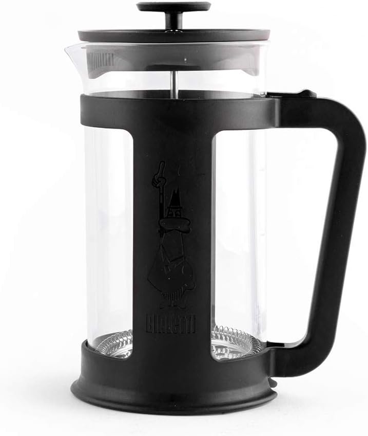 Bialetti French Press Smart Kaffeebereiter Schwarz One Size, 1,0 Liter, Schwarz