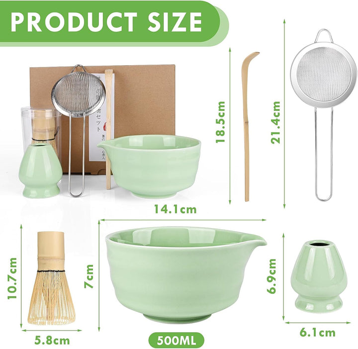 5 Stück Matcha Set, Matcha Whisk Set, Matcha Tea Set, Stylisches Matchas Set Mit Matcha Besen, Match