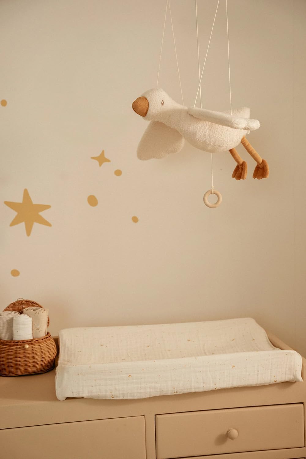 Little Dutch Fliegende Gans Mobile Kinderzimmer Deko - Newborn Naturals
