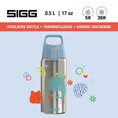 SIGG - Isolierte Trinkflasche Kinder - Shield Therm ONE - Für Kohlensäurehaltige Getränke Geeignet -