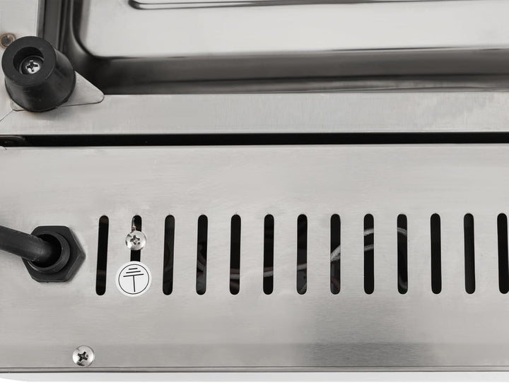 Tischgrill Elektrisch, Barbecue Elektrogrill mit Abnehmbares Edelstahl Grillrost, 2600W Einstellbare