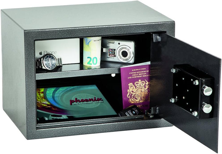 Phoenix Safe Company – SS0802K Vela Home & Office Security Safe | Key Locking | Twin Locking Bolts |