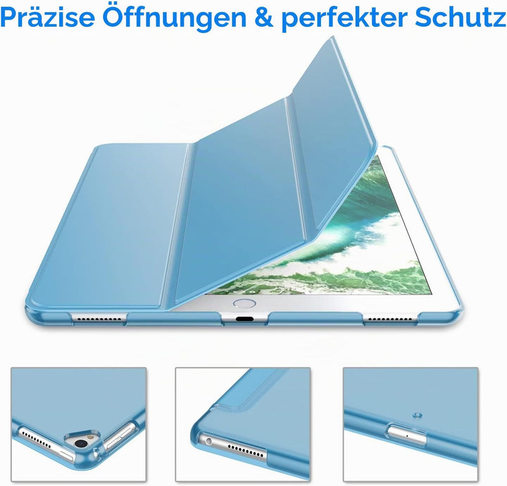 JETech Hülle für iPad Pro 12,9 (1. und 2. Generation, Modell 2015 und 2017), Schutzhülle mit Auto Sc