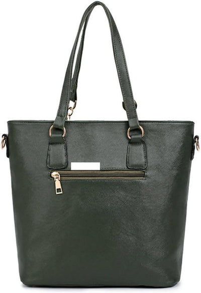 DEERWORD Damen Taschen Handtasche Frauen Elegant Tasche Henkeltasche Vintage PU-Leder 3313 1-teilig