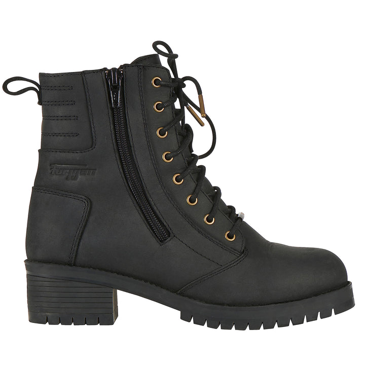 Furygan Damen Janis Lady D3o Motorradschuhe 36 EU Schwarz, 36 EU Schwarz