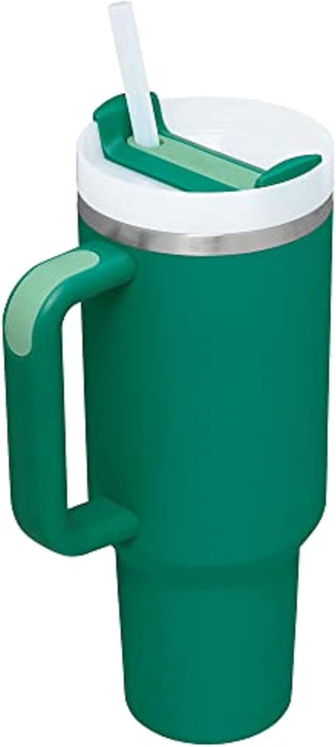 STANLEY Quencher H2.0 FlowState Vakuumisolierter Becher aus Edelstahl mit Deckel und Strohhalm für W