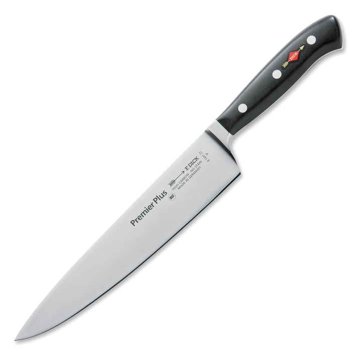 F. DICK Kochmesser, Küchenmesser, Premier Plus (Messer mit Klinge 23 cm, X50CrMoV15 Stahl, nichtrost