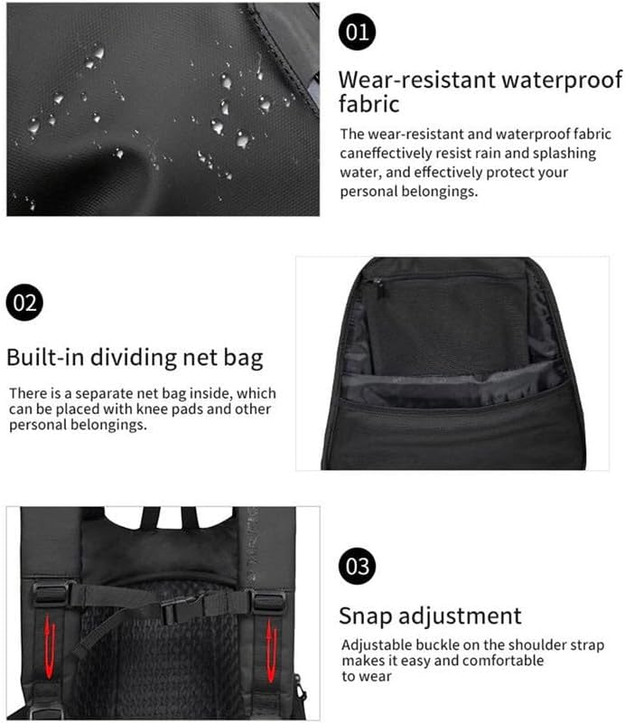 Motorrad Rucksack,Motorradrucksack,40L,Rucksack Motorrad,Rucksack Wasserdicht Motorrad,Grosse Kapazi